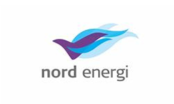 Logo i farver med tekst under